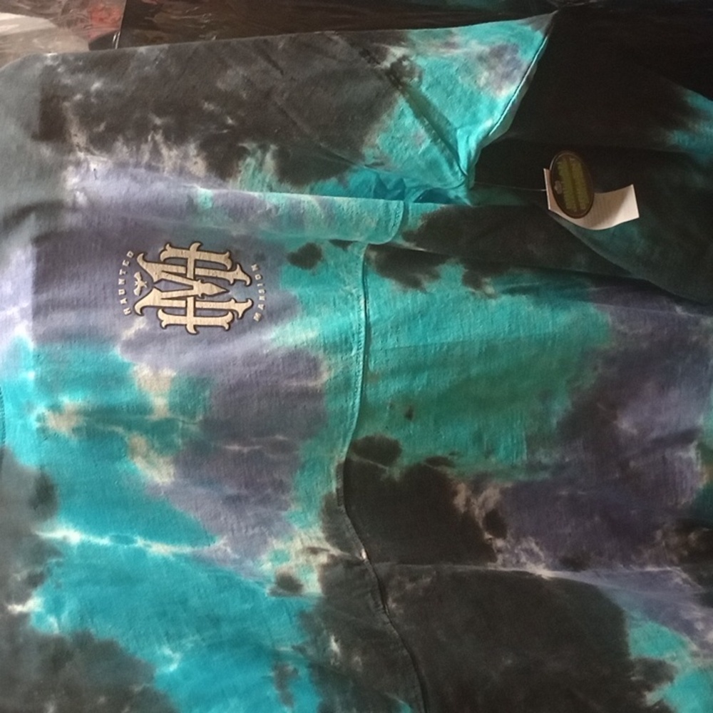 NWT. Disney The Haunted Mansion Tie-Dye Spirit Jersey Madame Leota XL